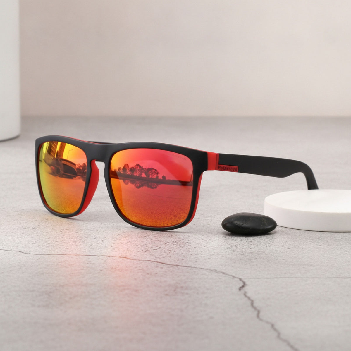Lunettes De Soleil Style Carrées Polarisées