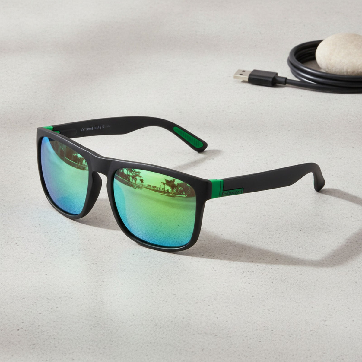 Lunettes De Soleil Polarisées Carrées