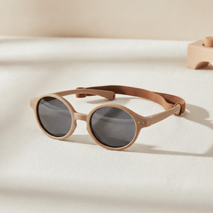 Lunettes de Soleil Bébé Polarisées avec Sangle (0-24 mois) - Marron