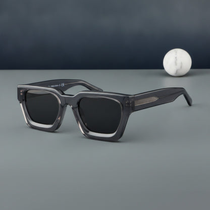 Lunettes de Soleil Rectangulaires Polarisées En Acétate
