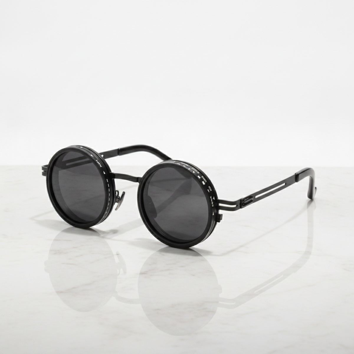 Lunettes De Soleil Polarisées Ronde - Noir